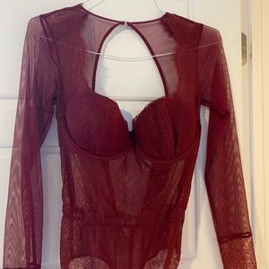 Victoria secret lace bodysuit